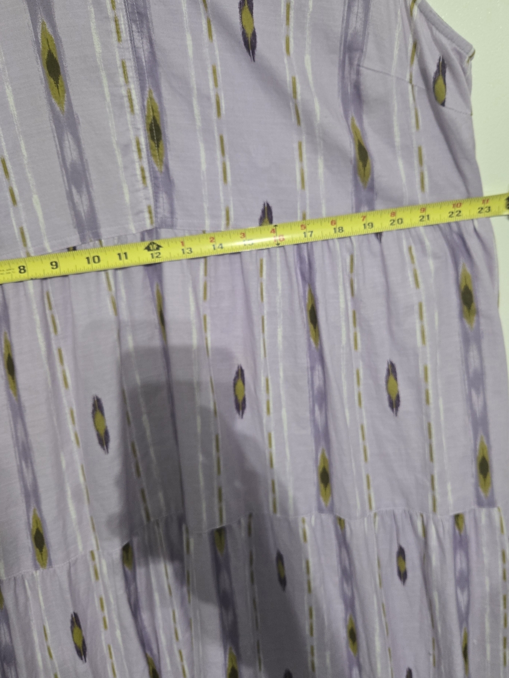 Sonoma Lilac Maxi Dress with Ikat Stripe Accents - Picture 6 of 6